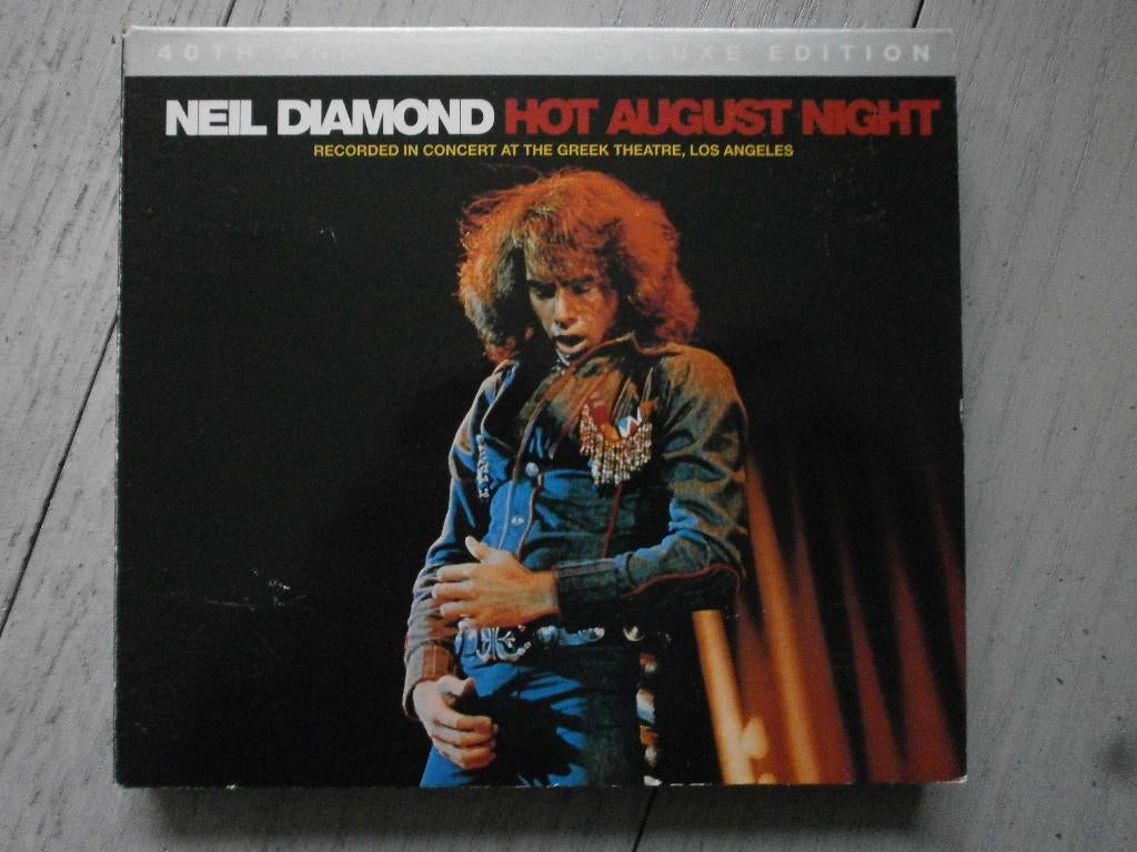 neil diamond 2 cd hot august night deluxe edition, Ophalen of Verzenden, Zo goed als nieuw
