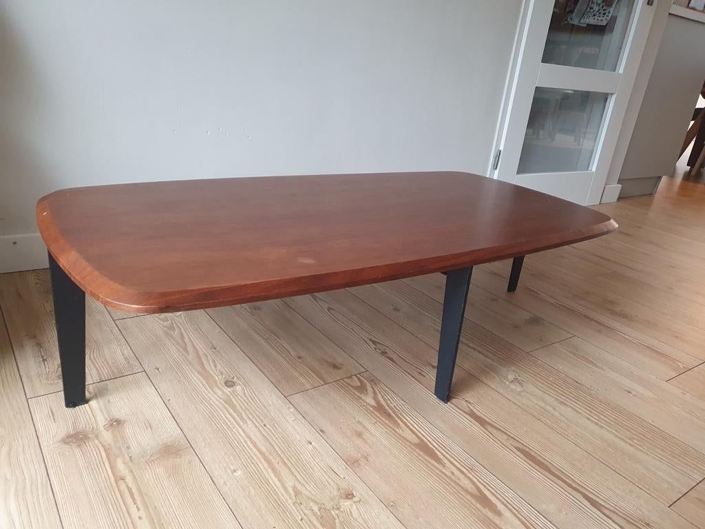 Salontafel bijzettafel (Floris walnoot van Karwei), Ophalen, 100 tot 150 cm, 50 tot 100 cm, Zo goed als nieuw