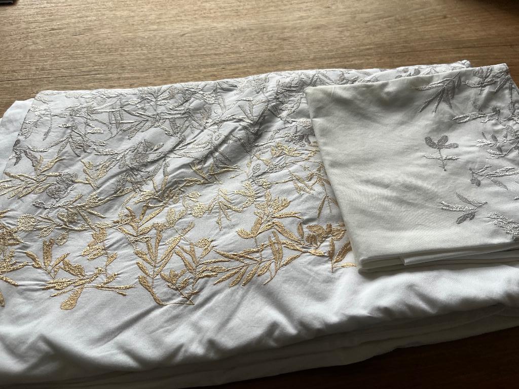 Dekbedhoes lits  jumeaux, Ophalen, Gebruikt, Wit, Dekbedovertrek