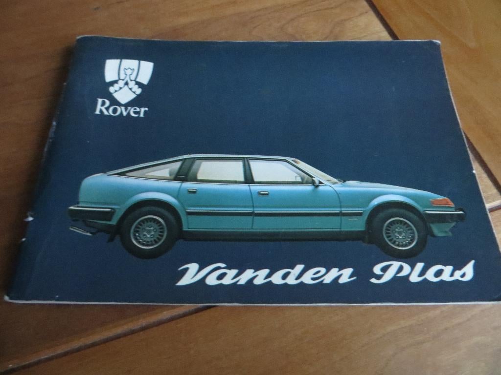 Instructieboek Rover 3500 Vanden Plas 1981, Ophalen of Verzenden