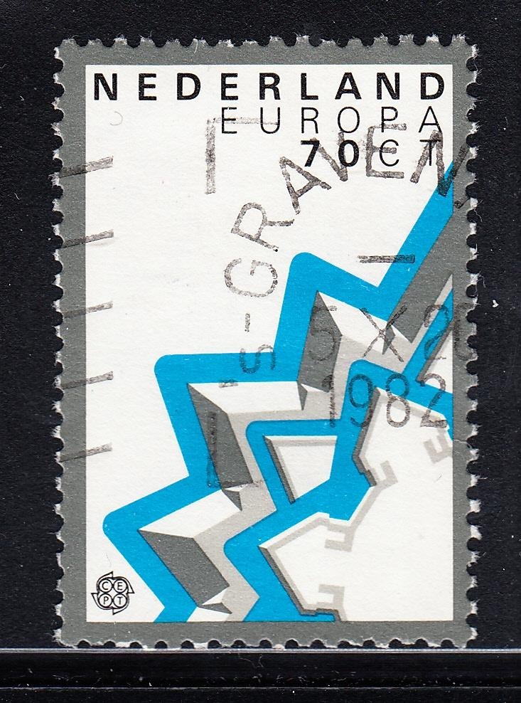 31 - Nederland nvph 1272 gestempeld , Europa CEPT , Histori, Postzegels en Munten, Postzegels | Nederland, Verzenden, Na 1940