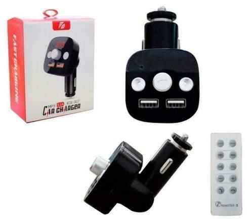 FM Transmitter Bluetooth - Draadloze Carkit - 2x Fastcharger, Auto diversen, Carkits, Ophalen, Nieuw