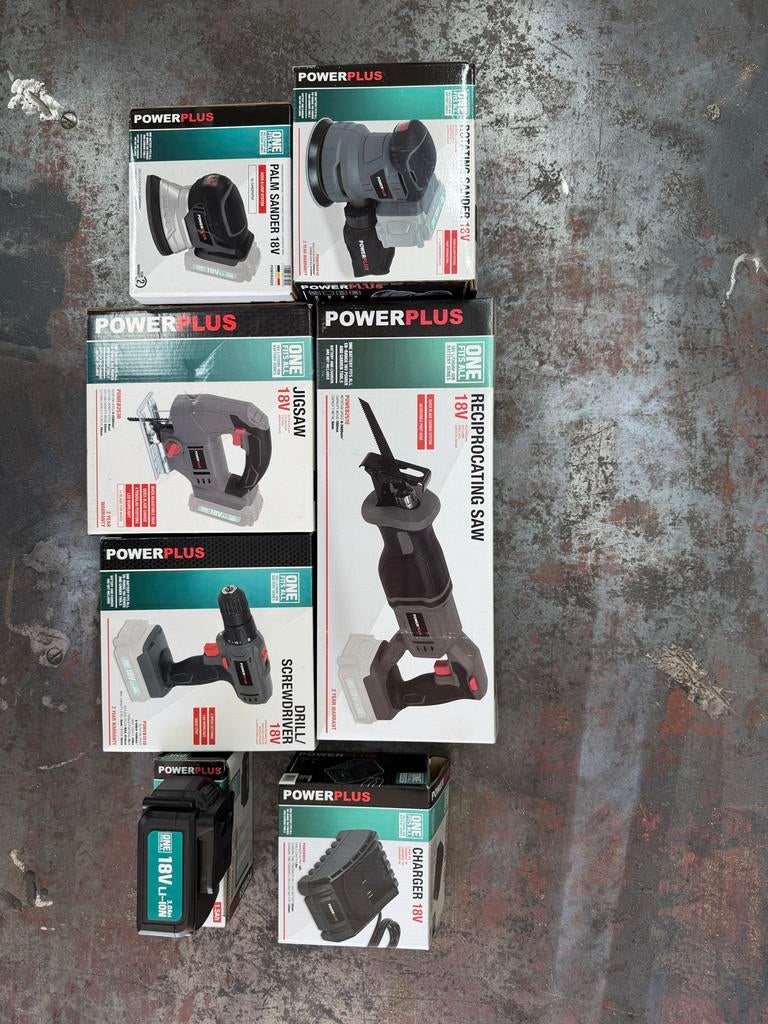 Powerplus accu gereedschap set, Ophalen of Verzenden, Nieuw, Boor- en Schroefmachine