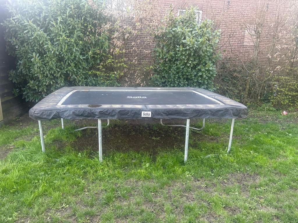 Salta trampoline met veiligheidsnet, Ophalen, Gebruikt