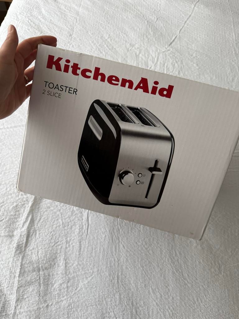 KitchenAid Broodrooster 2-sleufs - Nieuw in doos, Witgoed en Apparatuur, Broodroosters, Ophalen, Nieuw, Uitneembare kruimellade