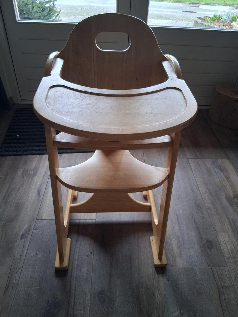 Tiamo Wood kinderstoel, Ophalen, Gebruikt, Meegroeistoel