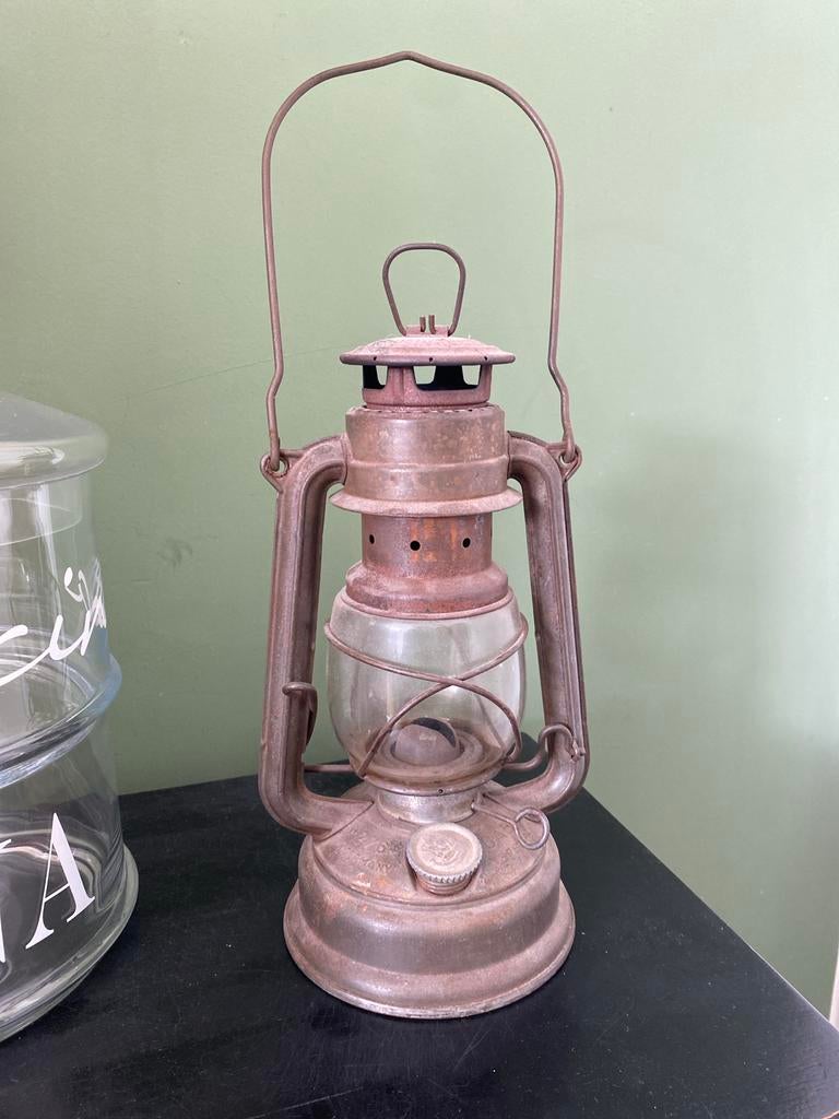 Oude olielamp, Antiek en Kunst, Antiek | Lampen, Ophalen