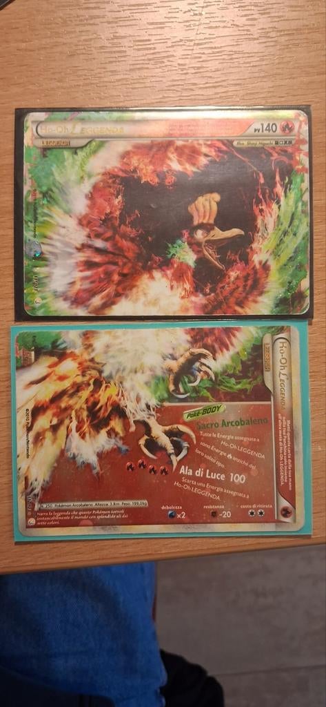 Ho-oh legends, Hobby en Vrije tijd, Verzamelkaartspellen | Pokémon, Ophalen of Verzenden, Gebruikt, Meerdere kaarten