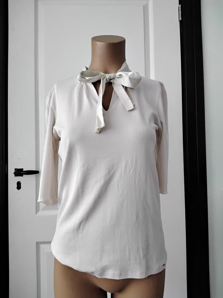 Marc Cain zachtroze top met striklint - Maat 40, Maat 38/40 (M), Marc Cain, Ophalen of Verzenden, Zo goed als nieuw