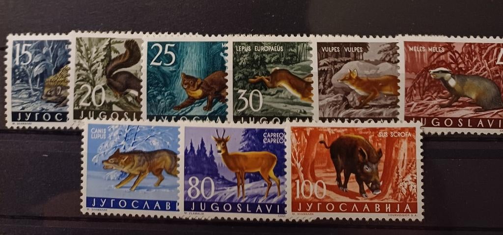 JOEGOSLAVIË 1961 serie 917 / 25 postfris, Ophalen of Verzenden, Dier of Natuur