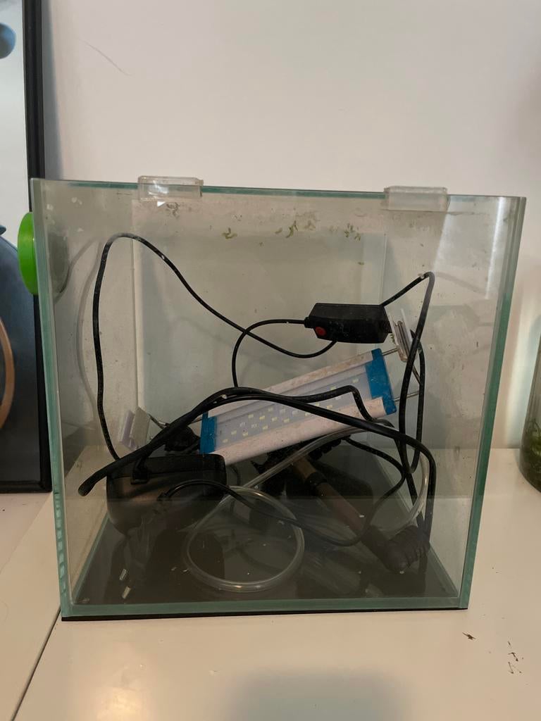 Compleet kleine aquarium, Dieren en Toebehoren, Vissen | Aquaria en Toebehoren, Ophalen, Leeg aquarium