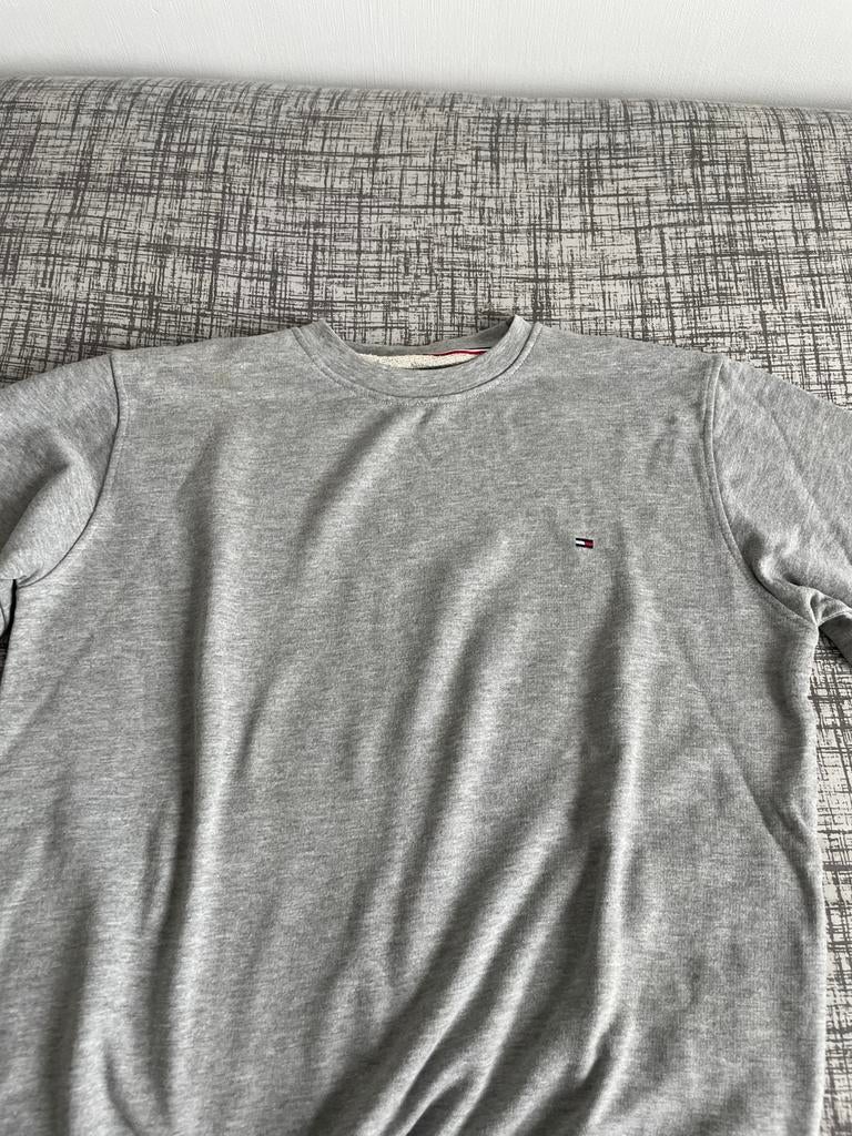 Tommy Hilfiger Trui Maat L, Ophalen of Verzenden, Zo goed als nieuw, Maat 52/54 (L), Grijs