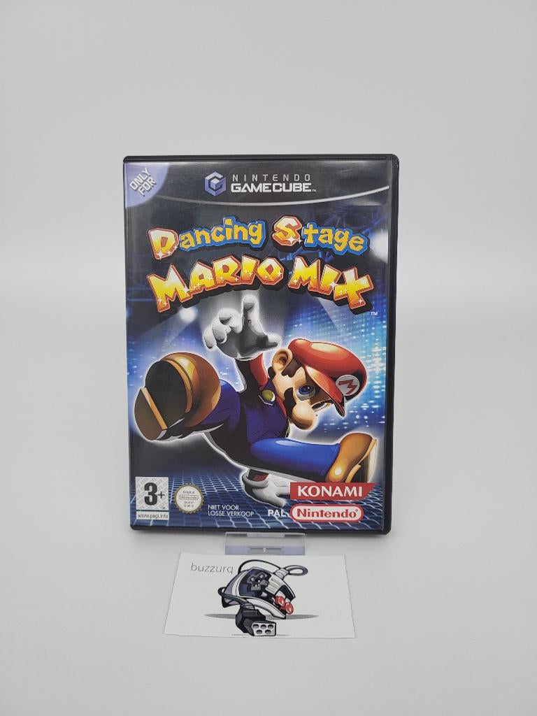 Dancing Stage Mario Mix Nintendo GameCube NGC PAL + Poster, Spelcomputers en Games, Games | Nintendo GameCube, Muziek, Gebruikt