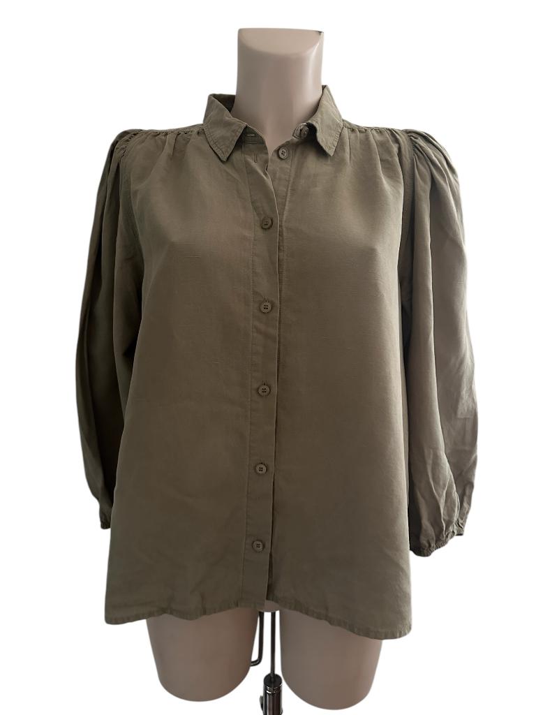 Samsoe Samsoe blouse S, Blauw, Ophalen of Verzenden, Zo goed als nieuw