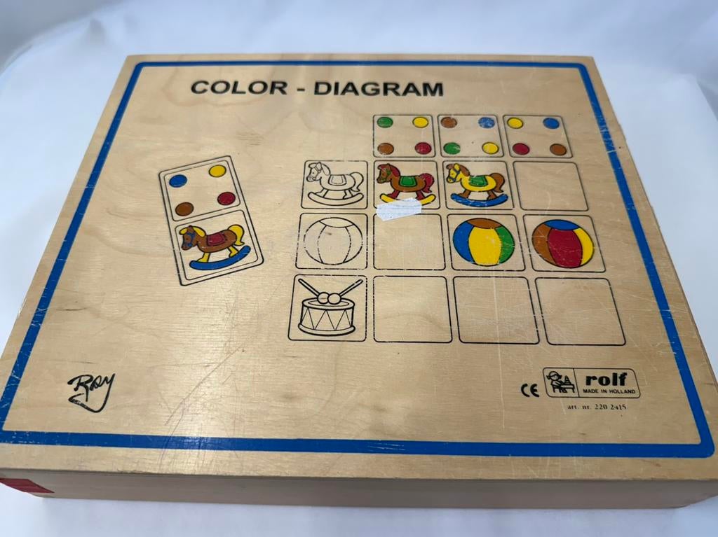 ROLF Color Diagram, Kinderen en Baby's, Speelgoed | Educatief en Creatief, Ophalen of Verzenden, Gebruikt, Ontdekken