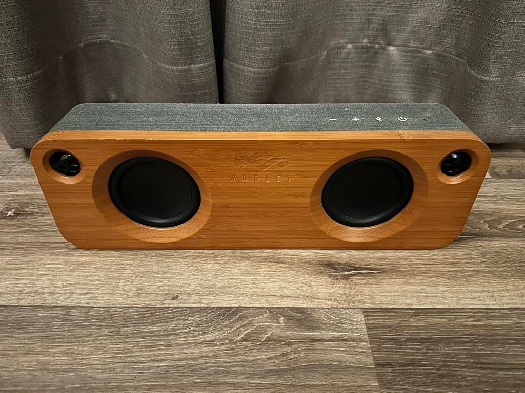 House of Marley Get Together  Bluetooth Speaker, Zo goed als nieuw, Minder dan 60 watt, Front, Rear of Stereo speakers, Ophalen