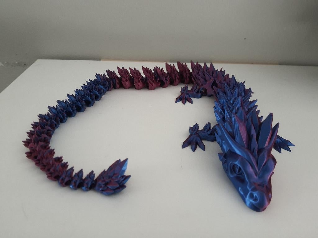 nieuwe crystal dragon flexi c.a 60 cm lang, Ophalen of Verzenden, Nieuw