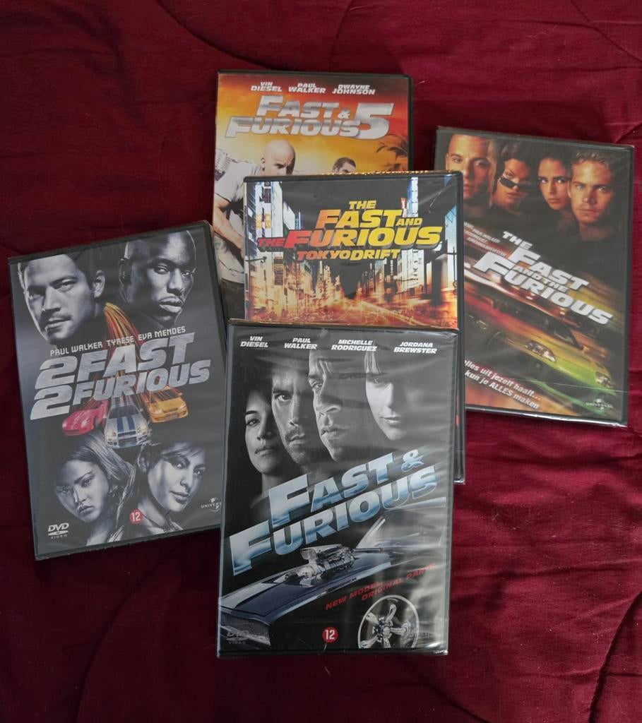 Fast & Furious DVD Collectie - 5 Films, Vanaf 12 jaar, Ophalen of Verzenden, Zo goed als nieuw, Actiethriller