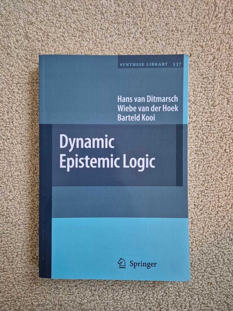 Dynamic Epistemic Logic door Ditmarsch ISBN 9781402069086, Ophalen of Verzenden, Beta, HBO
