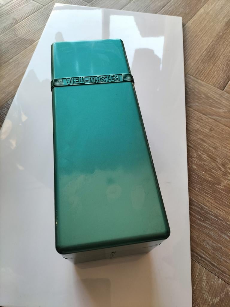 Vintage View-Masterbewaardoos met diverse reels en boekjes, Ophalen of Verzenden, Gebruikt