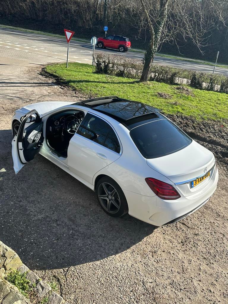 Mercedes-Benz C-Klasse C180 1.6 115KW Aut7 2014 Wit, Auto's, Mercedes-Benz, Automaat, 1800 kg, Wit, Sedan