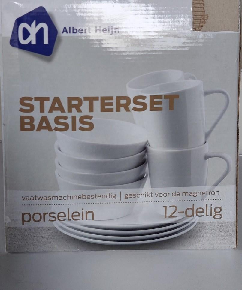 Servies, 12-delig, porseleinen, Nieuw, Ophalen, Overige materialen, Nieuw, Vaatwasserbestendig