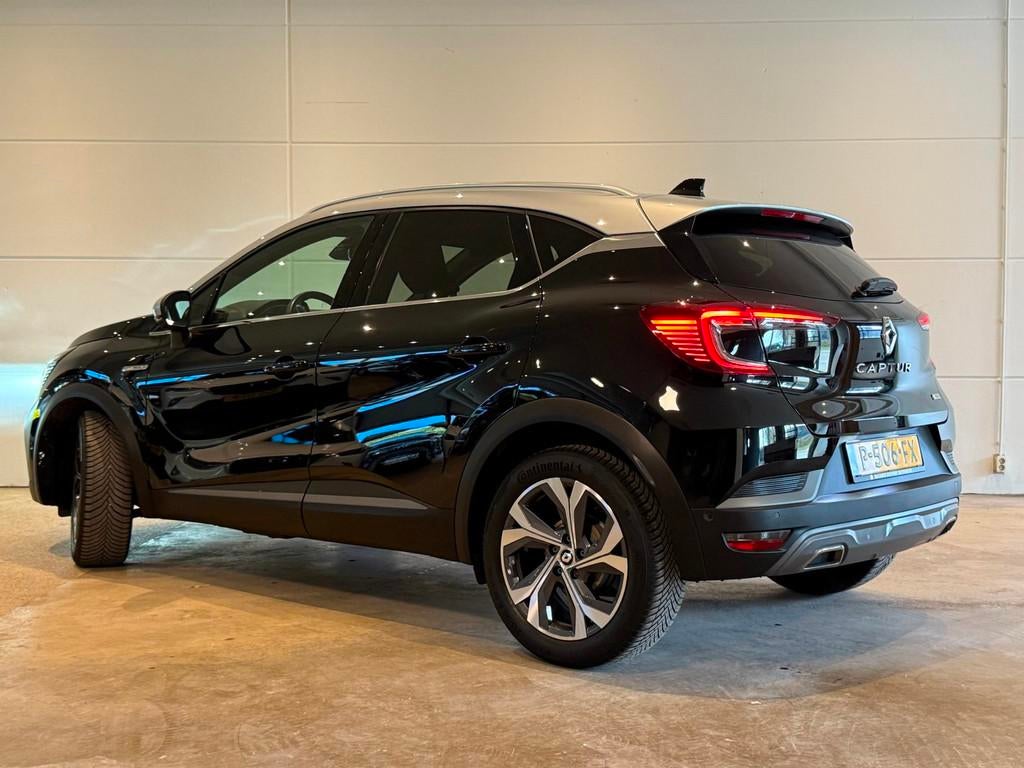 Renault Captur 1.3 TCe 140 R.S. Line Mild hybride vol opties, Gebruikt, 4 cilinders, Leder en Stof, Zwart