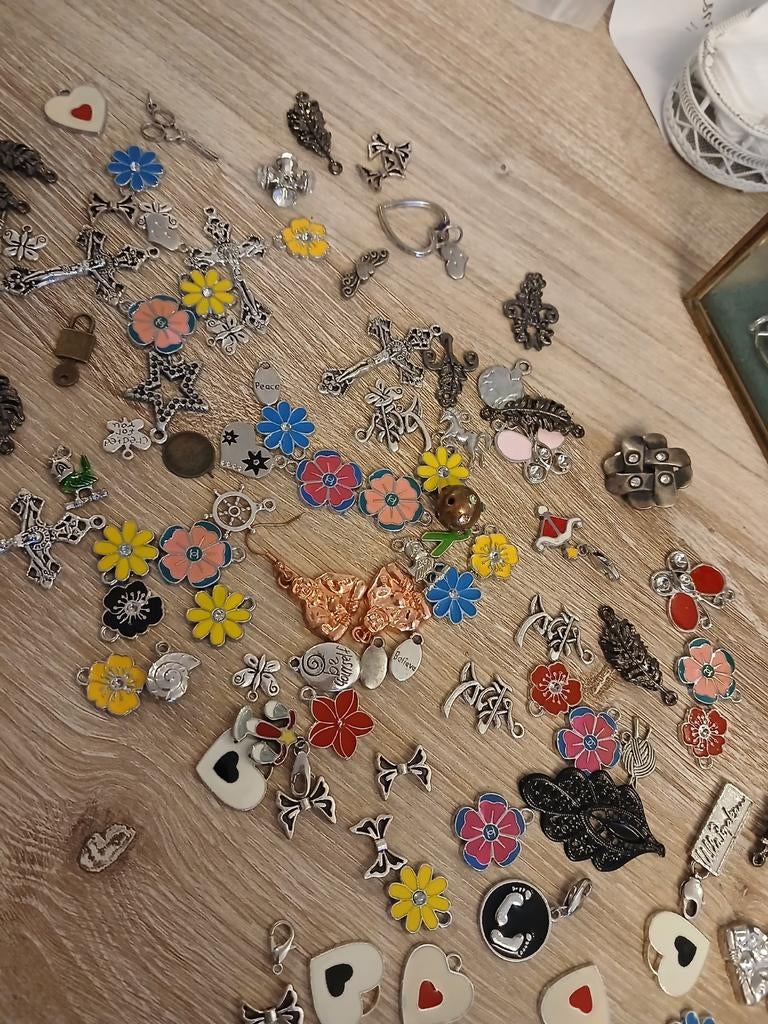 120 bedeltjes voor armband enz, Ophalen of Verzenden, Nieuw