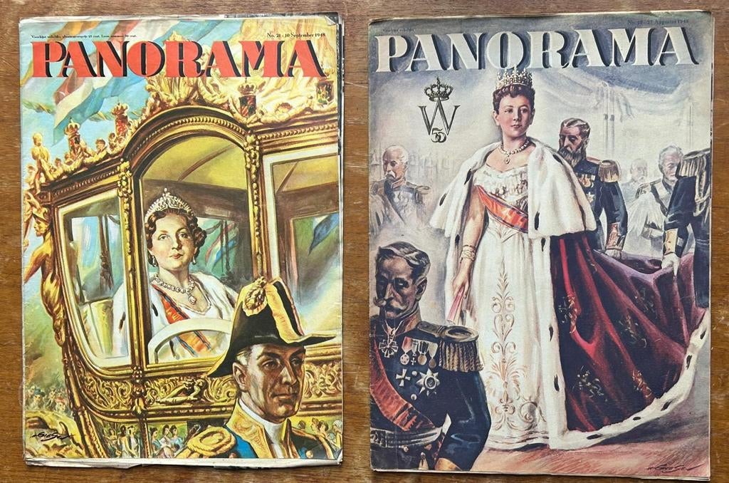 Panorama Tijdschriften 1948 - Koningin Wilhelmina, Ophalen of Verzenden, Gelezen, Overige typen
