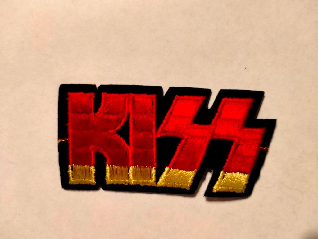 Kiss vintage rock hardrock muziek patch logo kleding 2, Ophalen of Verzenden, Zo goed als nieuw, Kleding