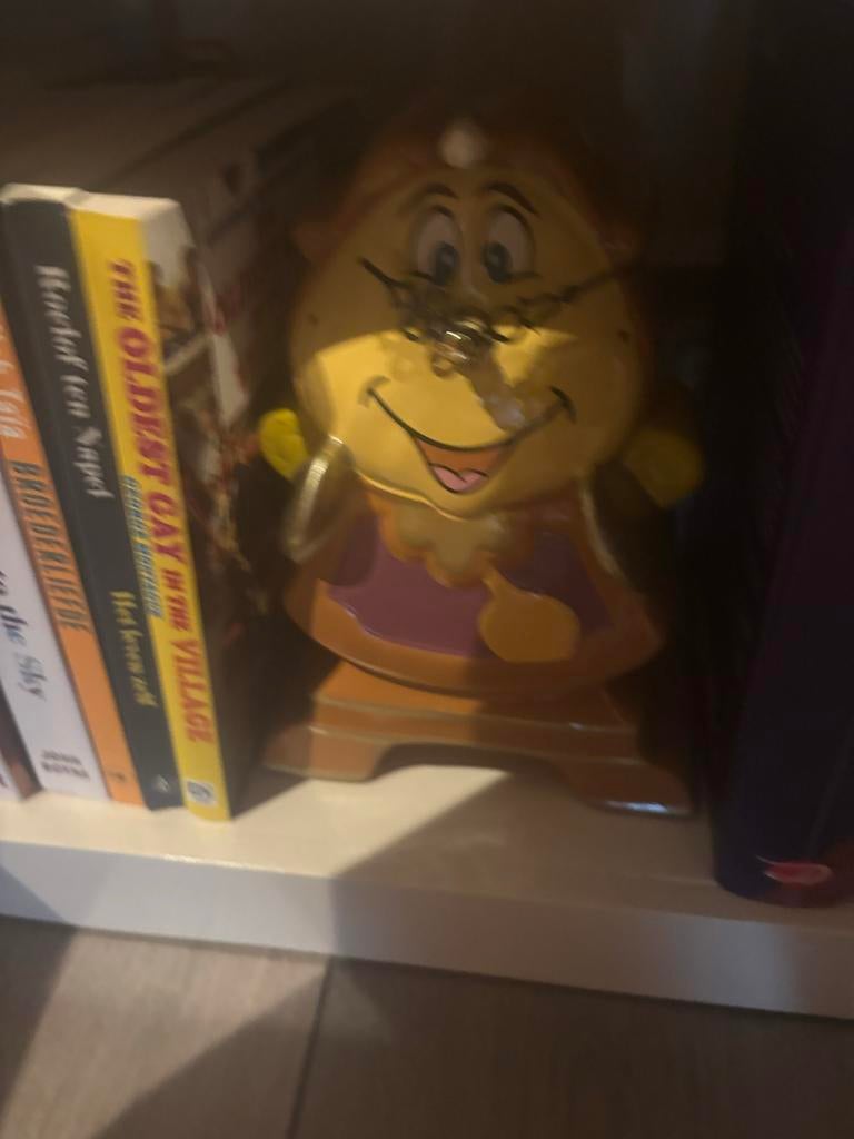 Disney Belle en het Beest set: Lumière, Pendule en Mevrouw T, Verzamelen, Disney, Ophalen, Assepoester of Belle, Zo goed als nieuw