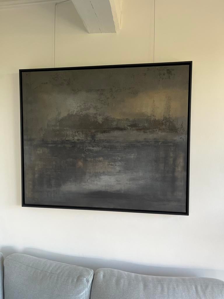 Abstract Schilderij in Baklijst., Ophalen