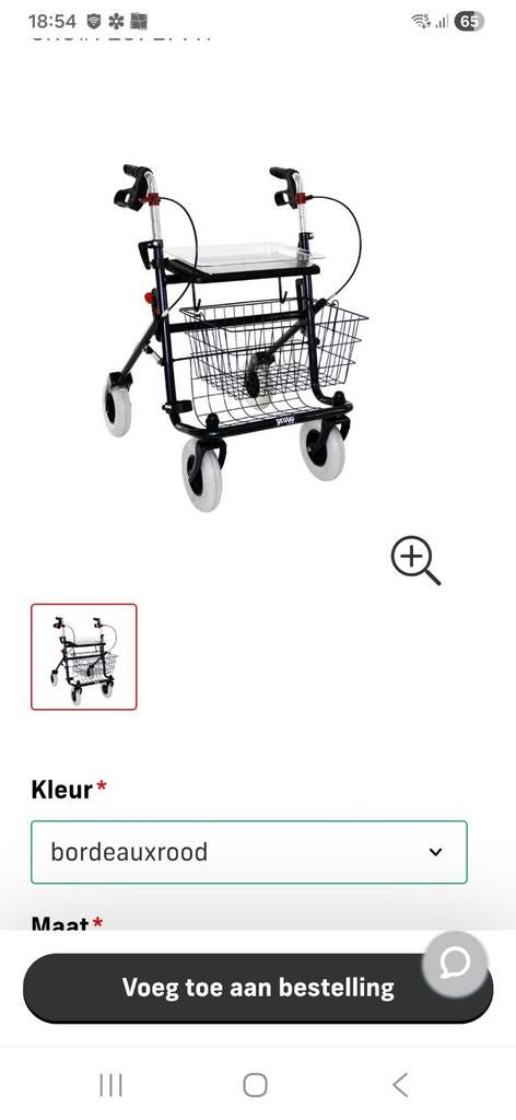 Rollator nieuw, Diversen, Rollators, Ophalen of Verzenden, Nieuw