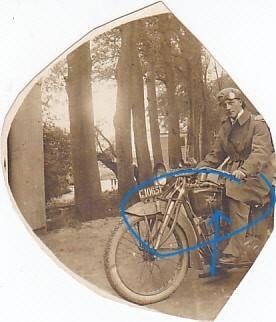 foto motor Henderson amerikaans, Foto, Ophalen of Verzenden, Zo goed als nieuw, Voor 1940