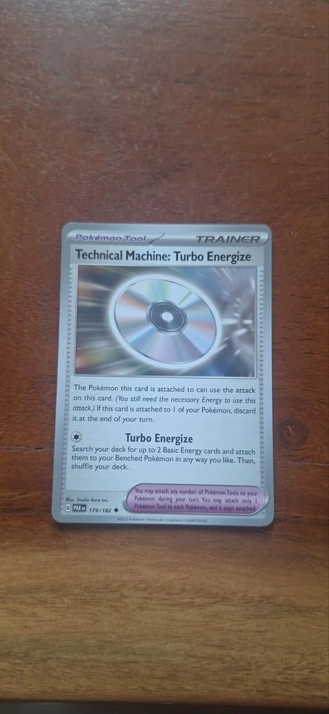 Pokémon Trainer kaart: Technical Machine: Turbo Energize, Ophalen of Verzenden