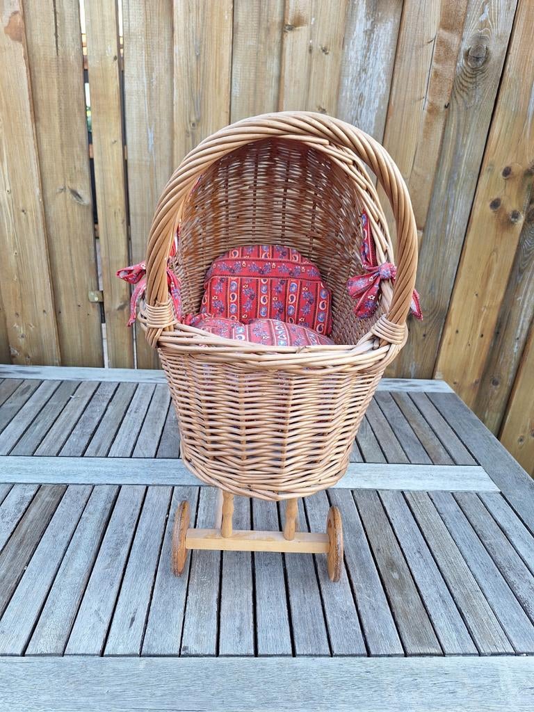 Vintage kinder poppenwagen, Ophalen of Verzenden, Babypop