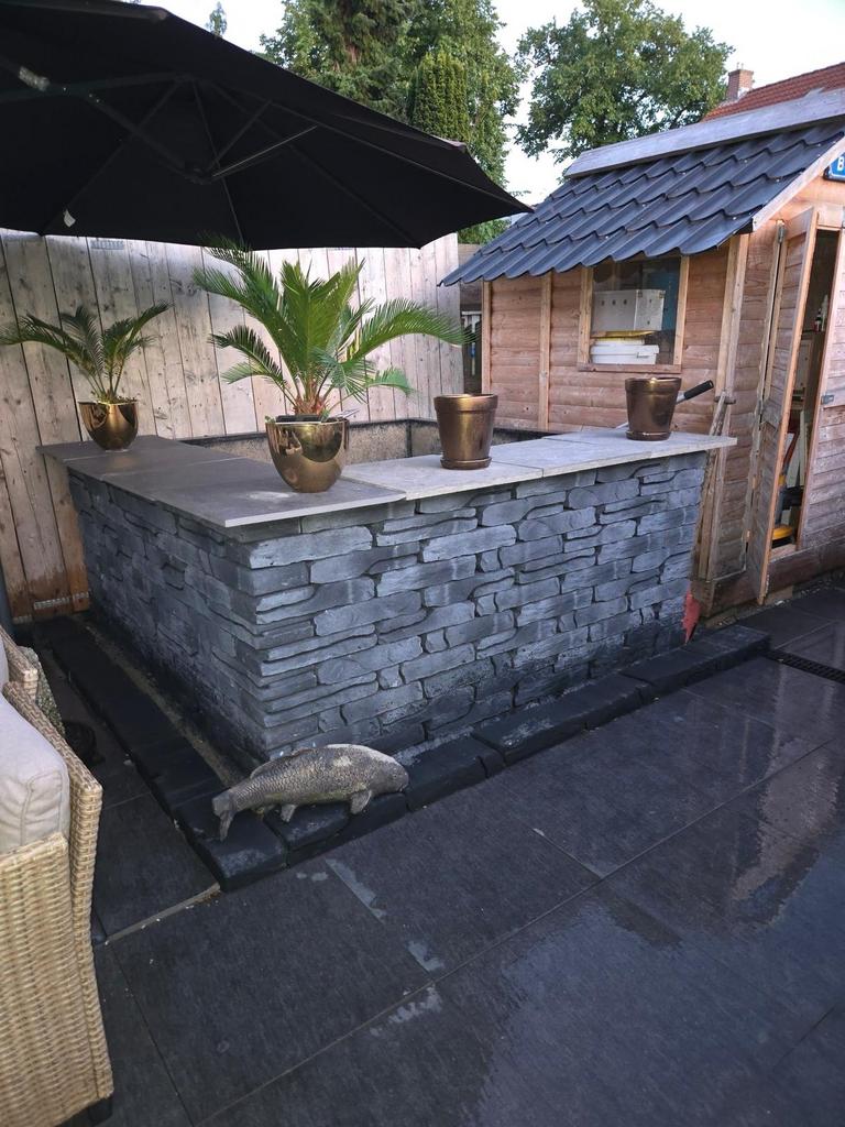 HDPE Vijverbak Compleet met Filtersysteem, Ophalen, Gebruikt