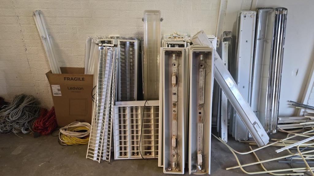 Partij TL armaturen / opbouw armaturen / sportschool verlich, Ophalen of Verzenden, Nieuw