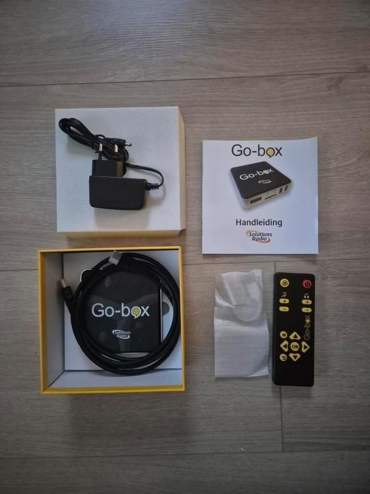 Go-box ondertiteling voorlezer, Ophalen of Verzenden