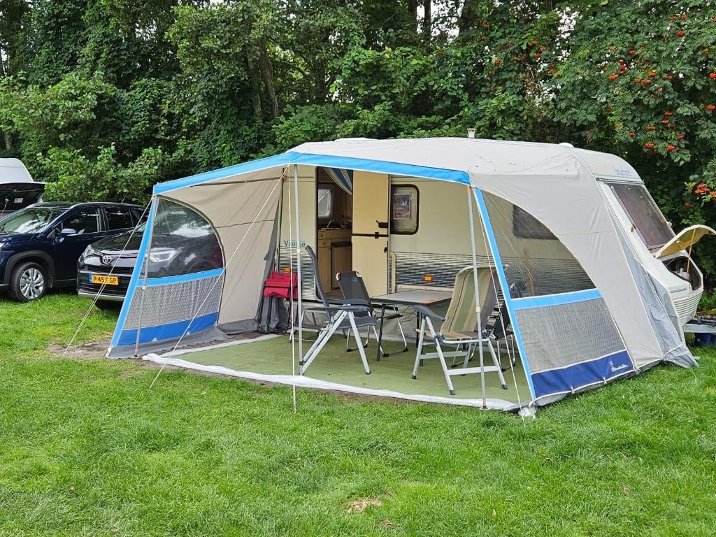 Beyerland caravan te koop, Caravans en Kamperen, Standaardzit, Luifel, Dwarsbed, Particulier