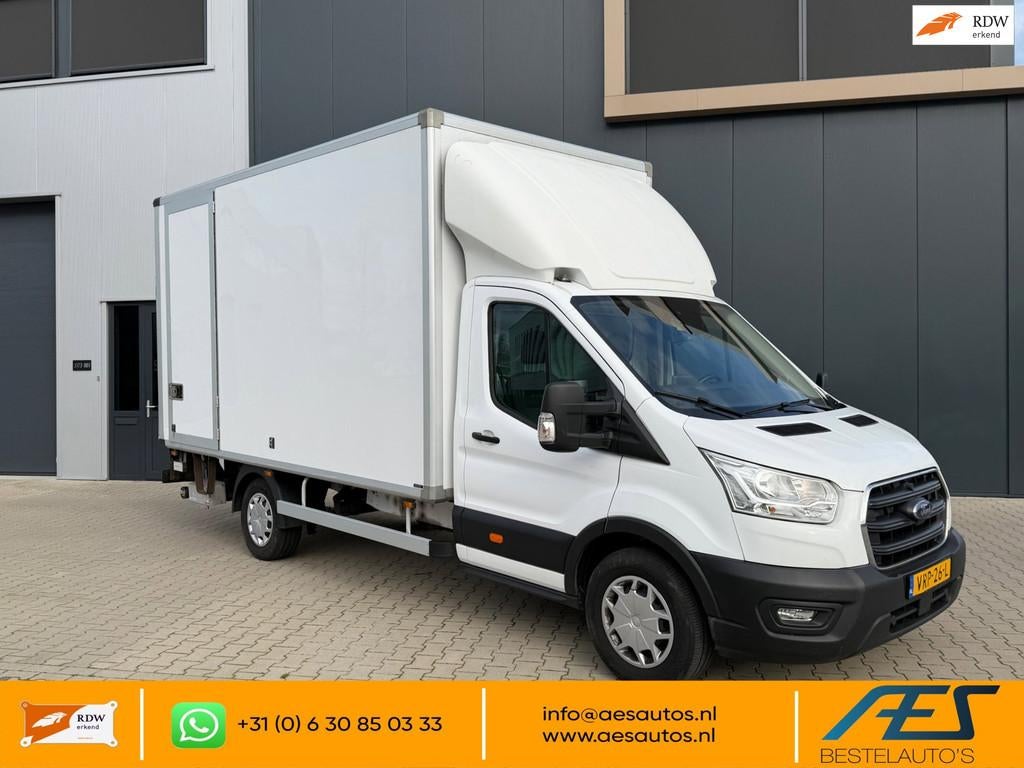 Ford Transit 350 2.0 TDCI L5H1 Trend Skeletal, Auto's, Stof, 4 cilinders, Start-stop-systeem, Wit