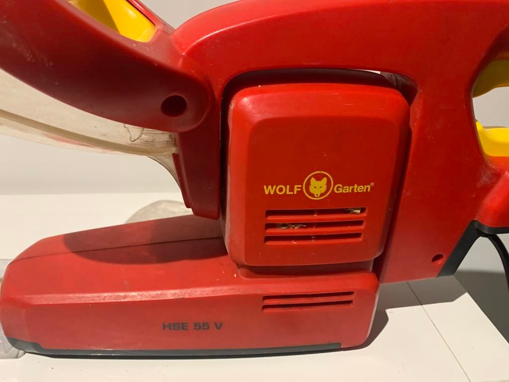 Elektrische heggenschaar. WOLF  GARTEN type HSE 55V, Ophalen, Gebruikt, Elektrisch