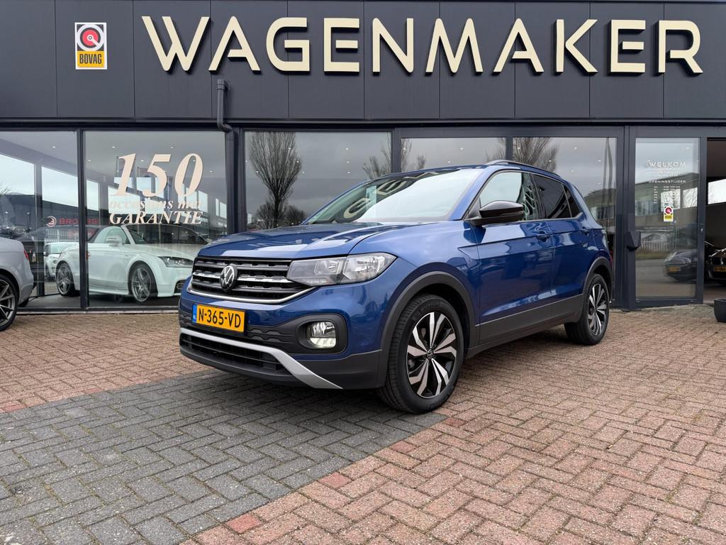 Volkswagen T-Cross 1.0 TSI Life Clima|ACC|Carplay|DealerOH!, 12 maanden, Gebruikt, Euro 6, Blauw