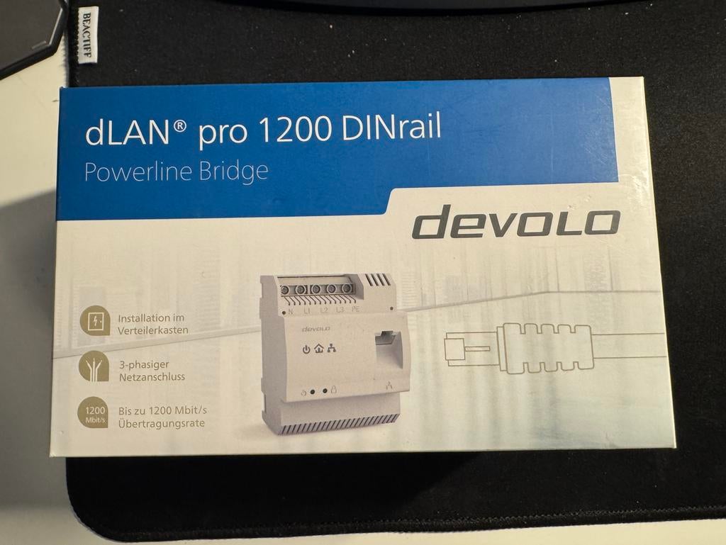 Devolo dLAN pro 1200 DINrail Powerline bridge, Ophalen of Verzenden, Nieuw