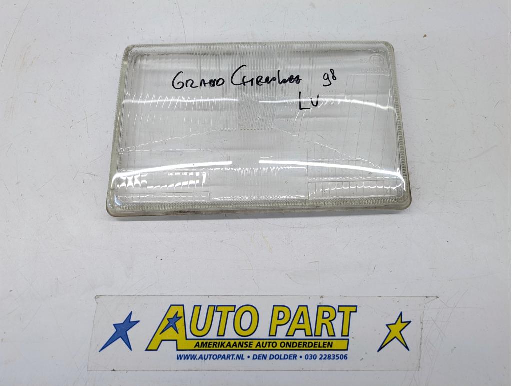 Jeep Grand Cherokee e-keur koplampglas 1993-1998, Gebruikt, PO Box 21-8004 | Auburn Hills, MI 48321-8004, Ophalen of Verzenden