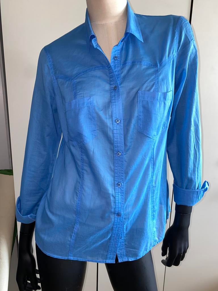 Mooie nieuwe blouse in maat 36-38 merk Femme 100% katoen, Kleding | Dames, Ophalen of Verzenden, Zo goed als nieuw, Maat 38/40 (M)