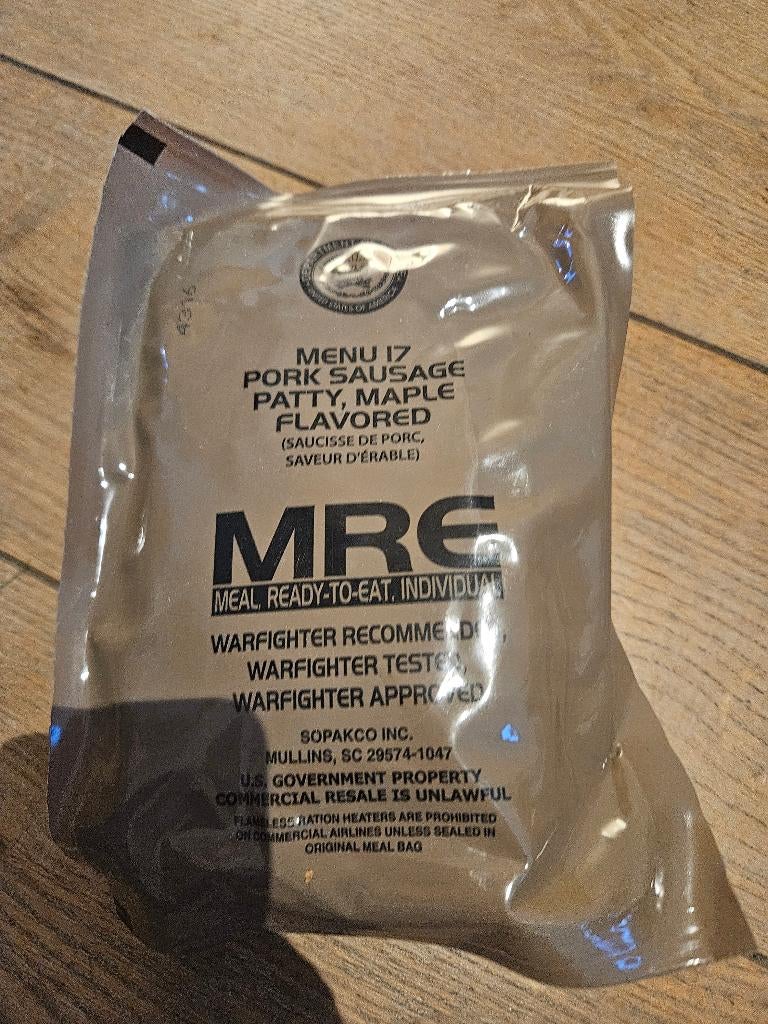 US MRE rantsoenen (per stuk), Verzamelen, Militaria | Algemeen, Ophalen of Verzenden, Landmacht, Amerika, Overige typen