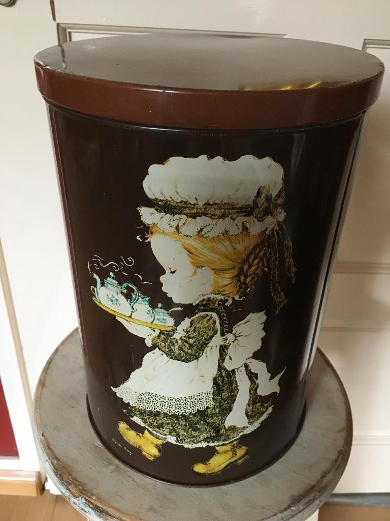 grote blik van Holly Hobbie, Verzamelen, Blikken, Ophalen, Gebruikt, Overige