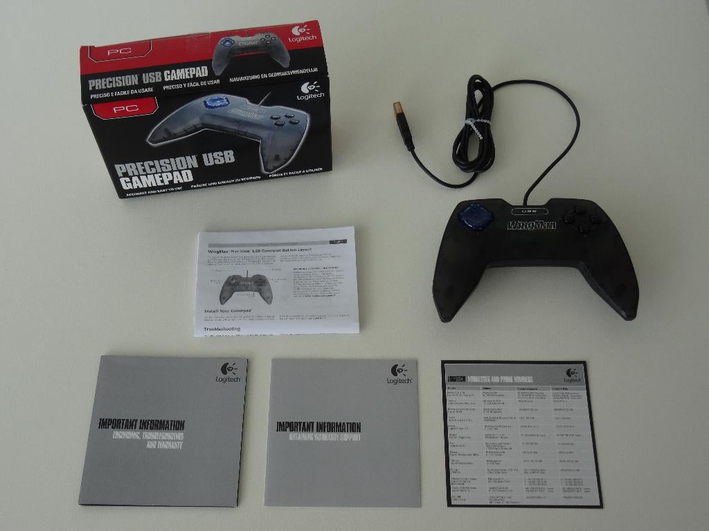 Logitech Wingman Precision USB gamepad (nieuw in verpakking), Computers en Software, Ophalen of Verzenden