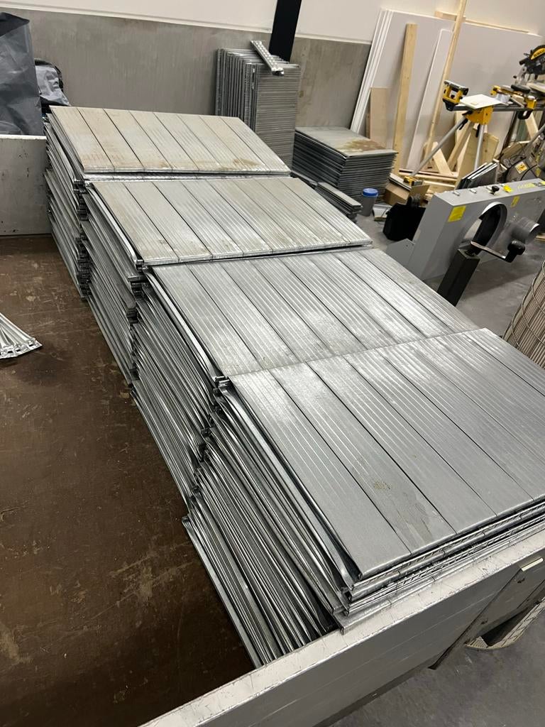 Metalsistem legbord stelling super 1 2 3 legborddstelling, Ophalen of Verzenden